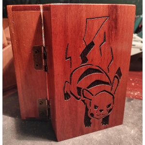 Clam-Style Deck Box – Portable, Secure Card Storage with Customizable Design Options